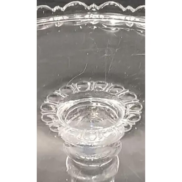 Rare Antique Adams & Co. Apollo Cake Stand 1880s EAPG Victorian Glass - Picture 5 of 6
